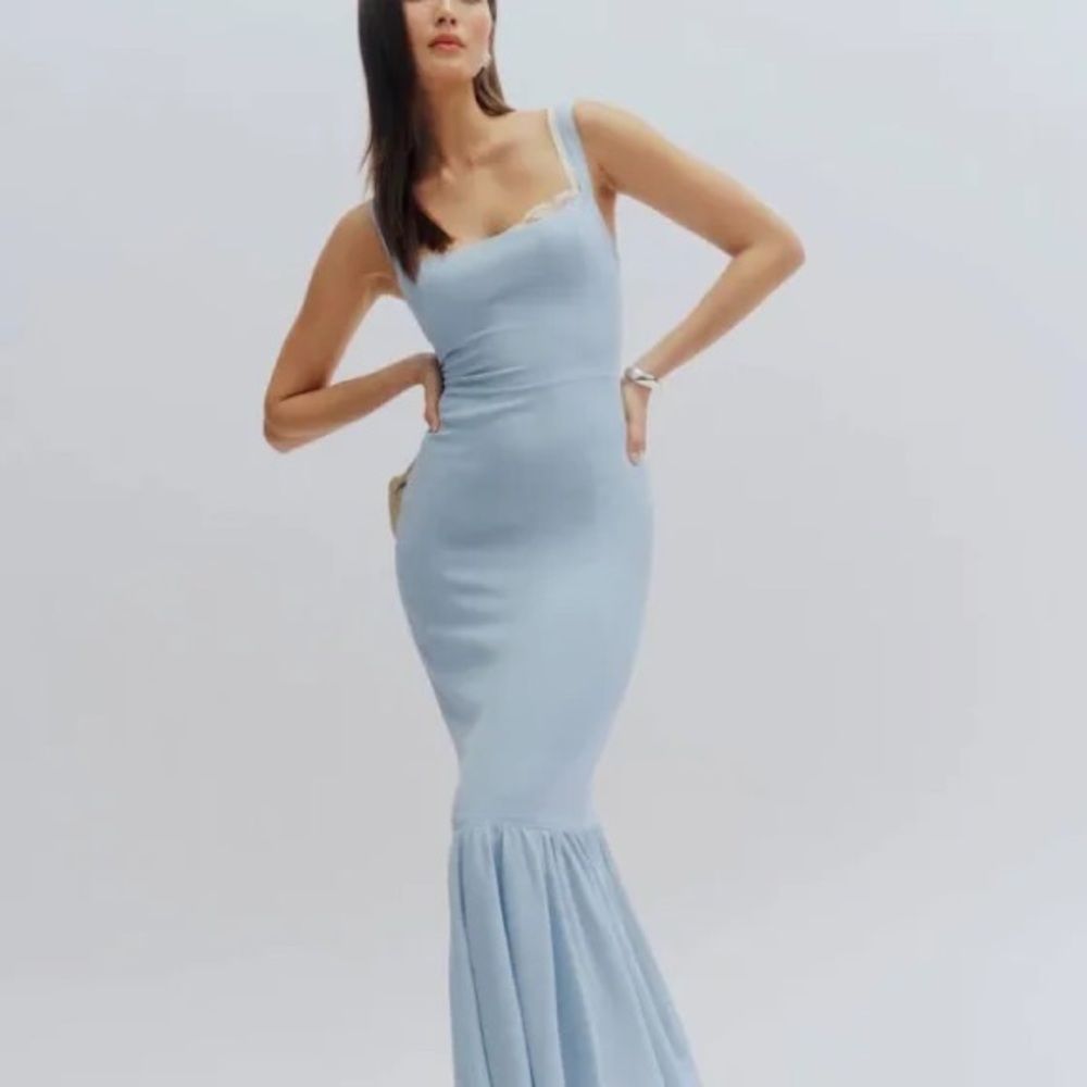 Reformation Irisa dress color mineral size 2